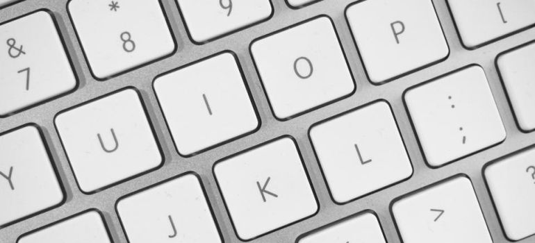 Laptop displaying AI search results