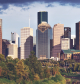 Houston skyline representing the Google map pack